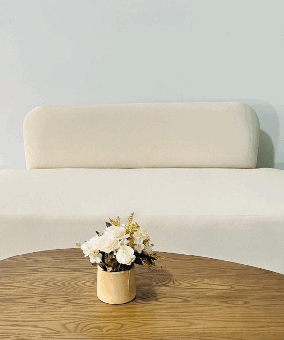 2-Seater Pebble Sofa