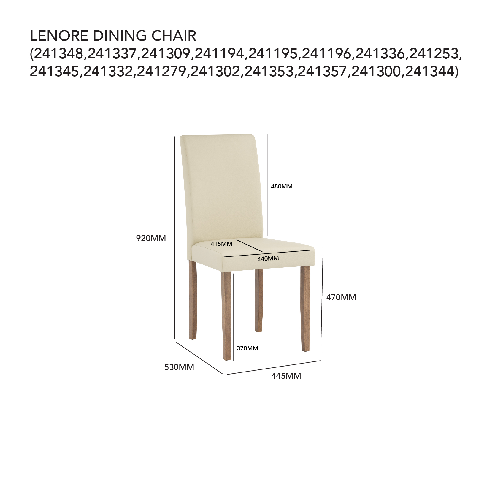 Lenore 4 Seater Dining Suite - Image 5