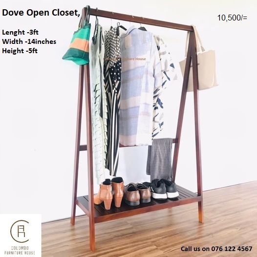 Dove Open Closet